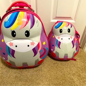 Heys Travel Tots Unicorn Suitcase and Backpack